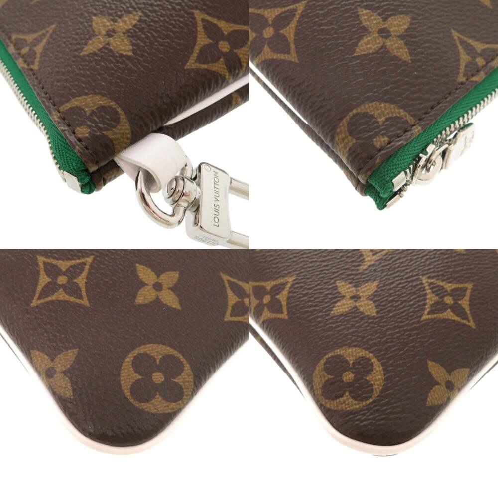 LOUIS VUITTON Authentic Brown Monogram Pouch - Picture 3 of 10